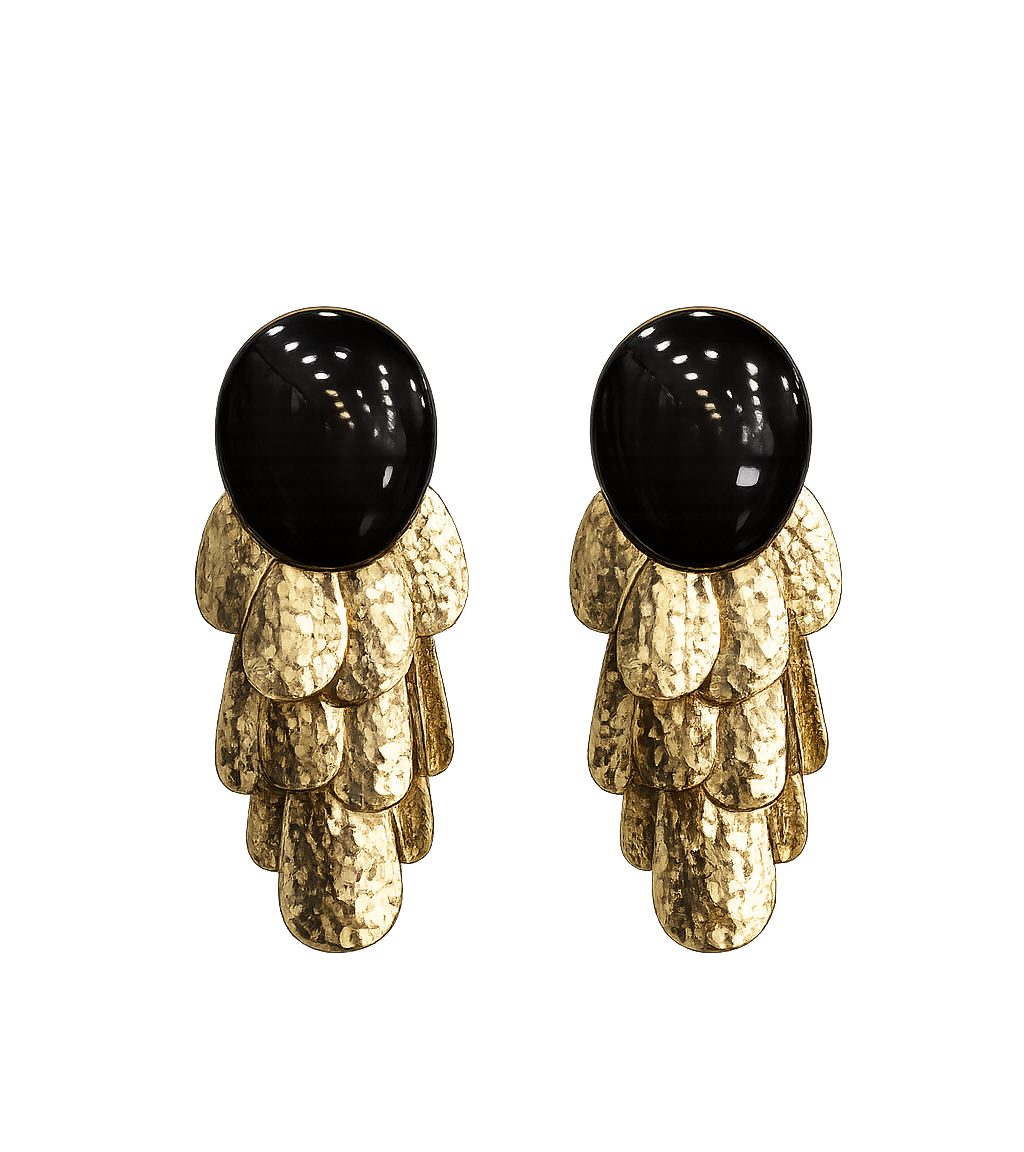 Pendientes Pétalos Dorados