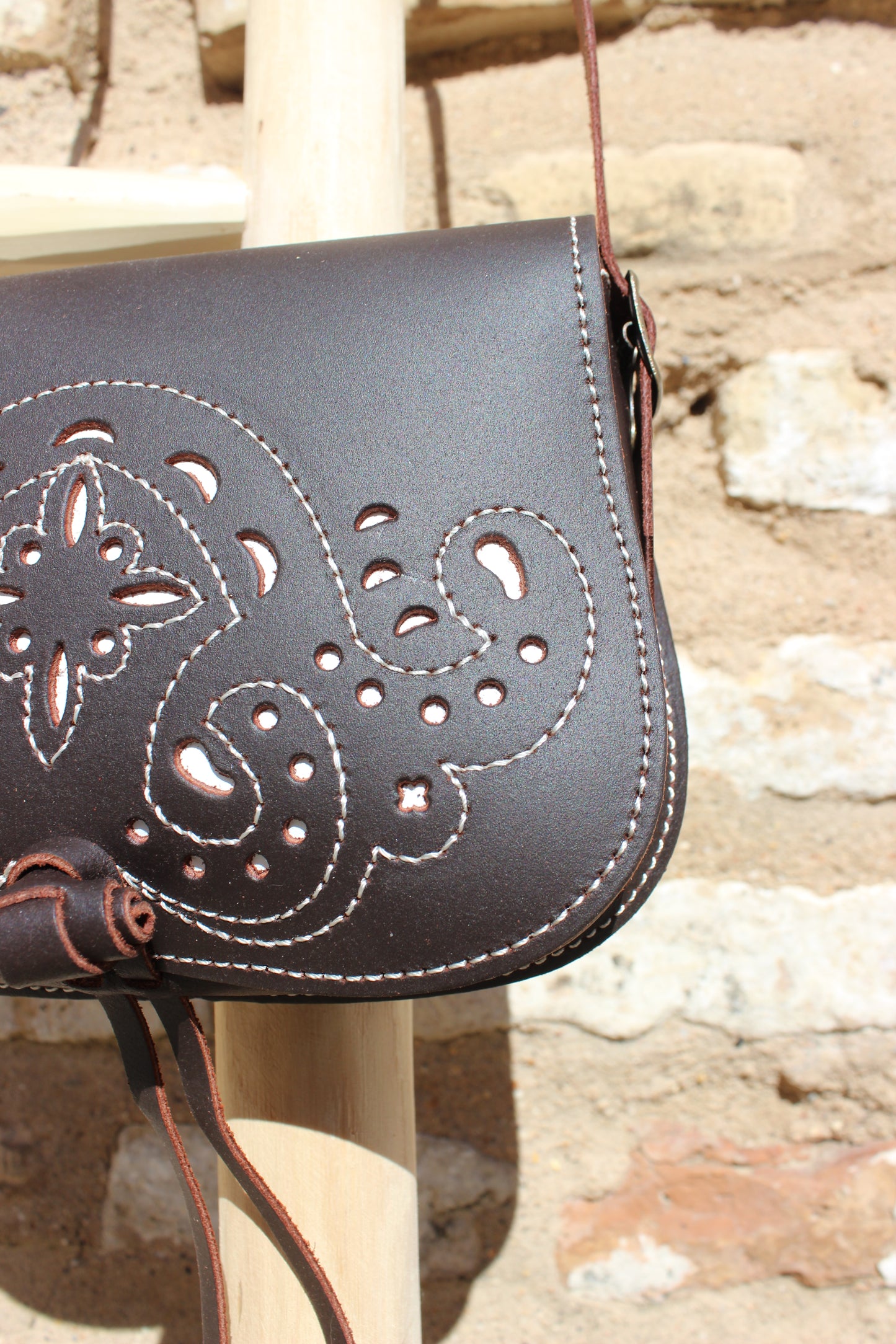 Bolso Bellota Picado Oscuro