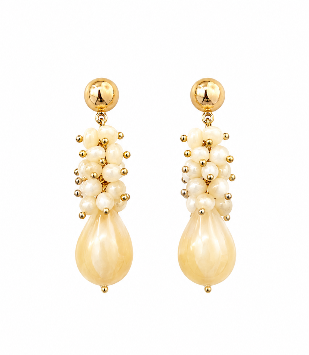 Pendientes Lágrima Perla