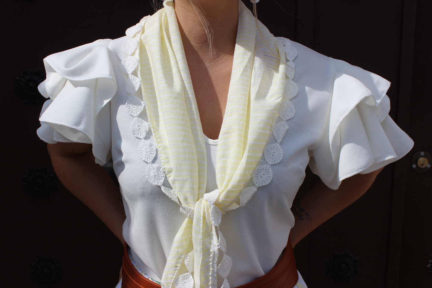 Conjunto Falda y Piquillo Margarita