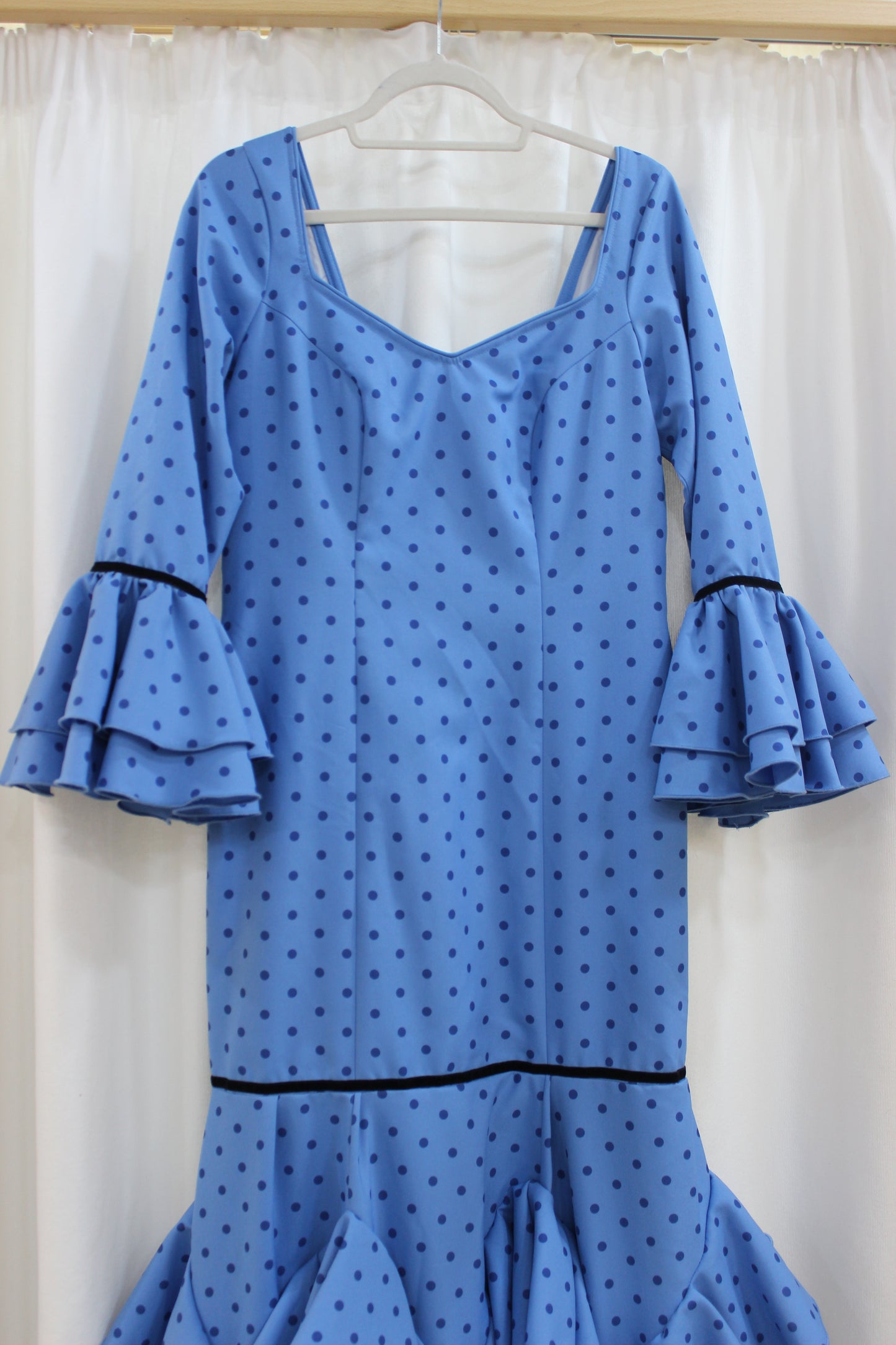 Vestido Jacinto Lunares Azul