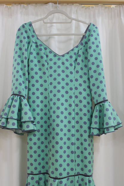Vestido Freesia Aguamarina