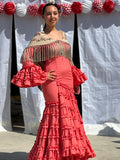 Traje flamenca Sevilla liso