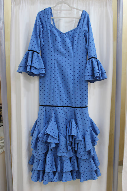 Vestido Jacinto Lunares Azul