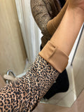 Chaqueta corta animal print