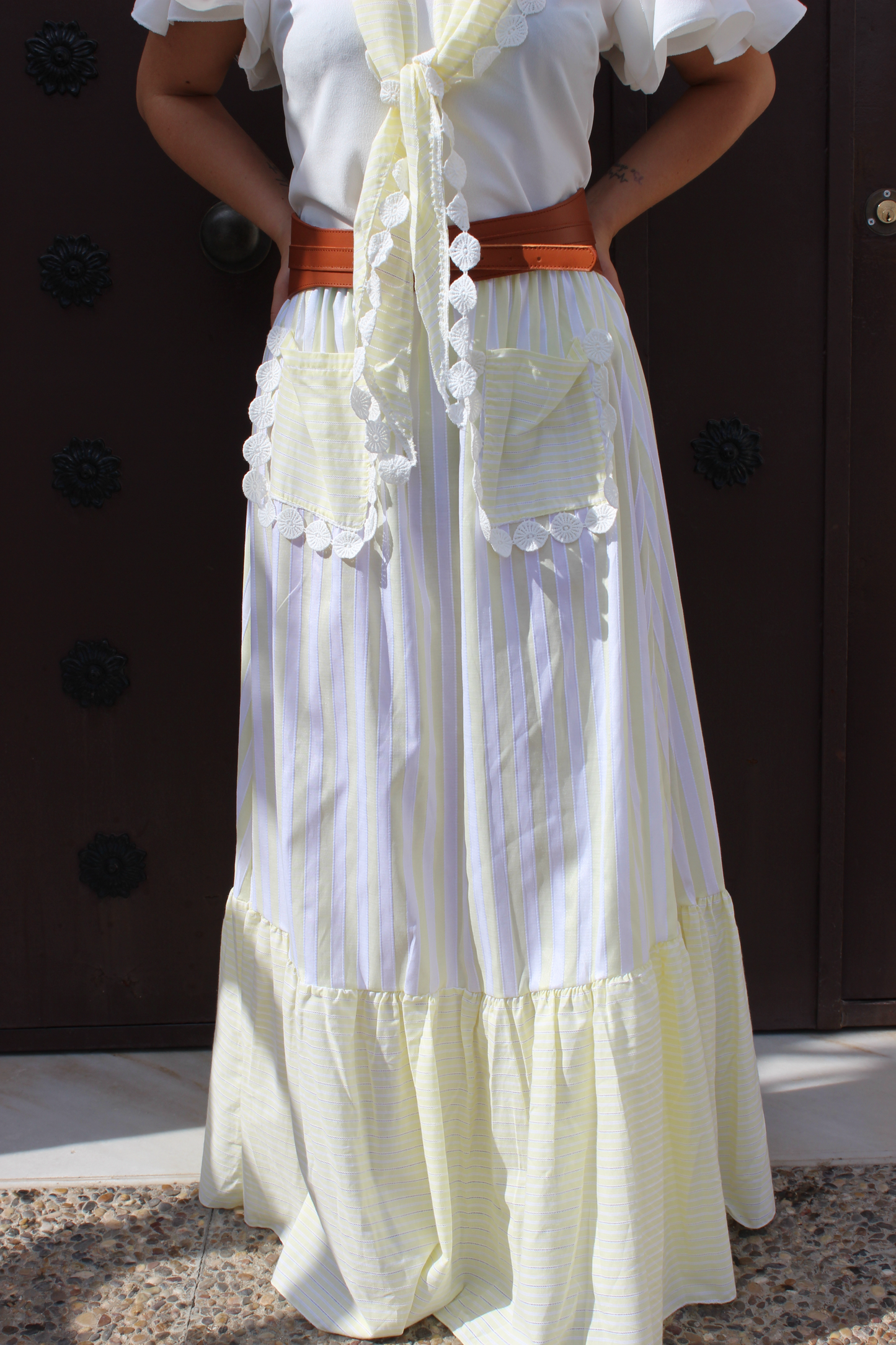 Conjunto Falda y Piquillo Margarita