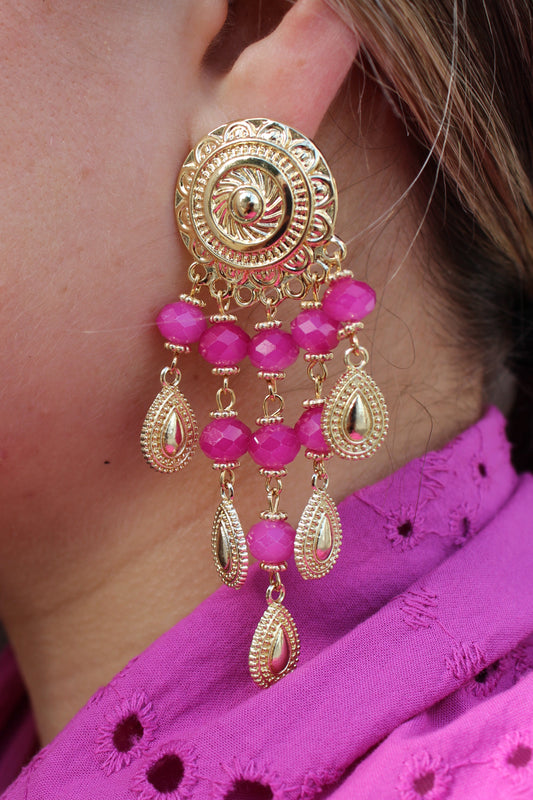 Pendientes Buganvilla