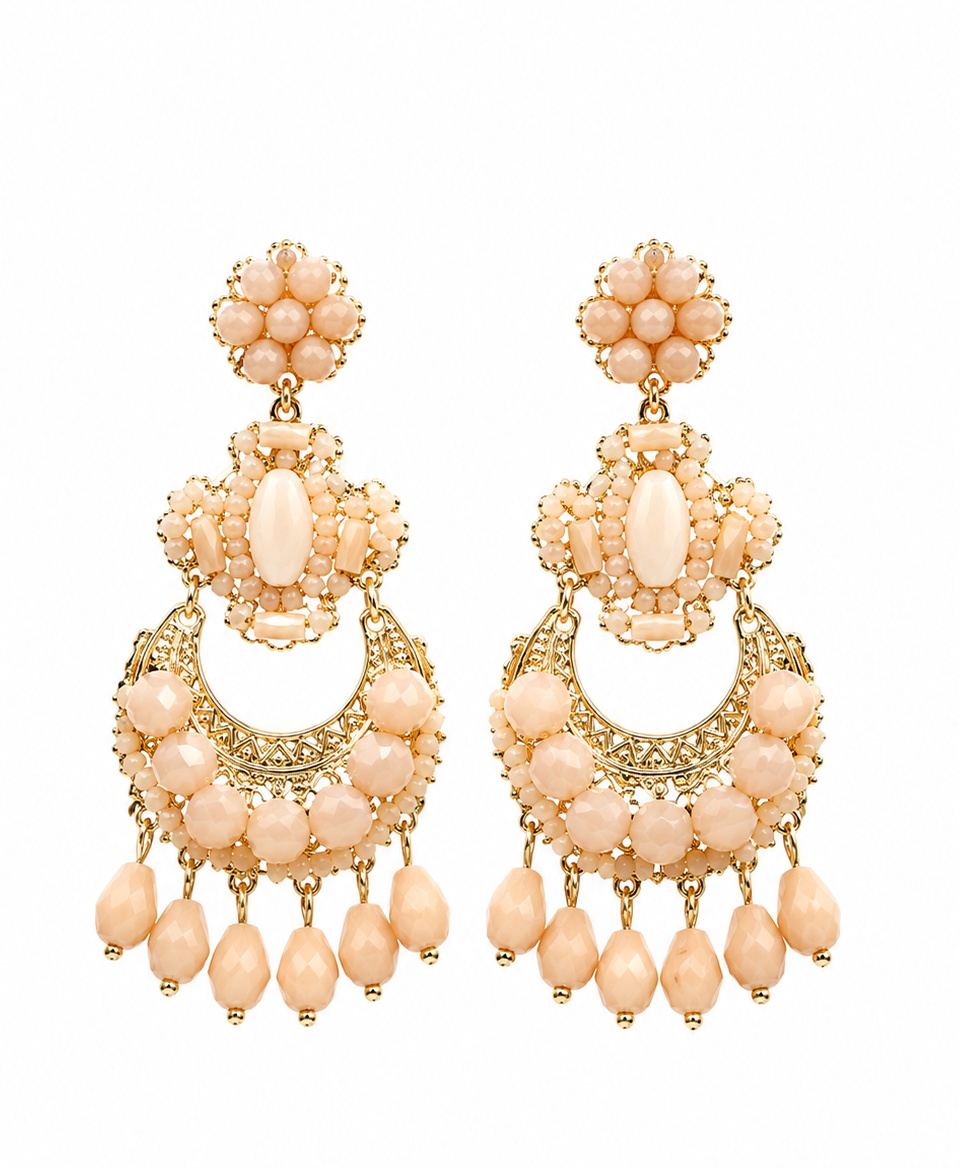 Pendientes Filigrana Perla