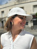 Gorra efecto lino personalizable