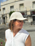 Gorra efecto lino personalizable