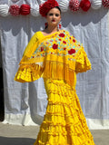 Traje flamenca Sevilla liso