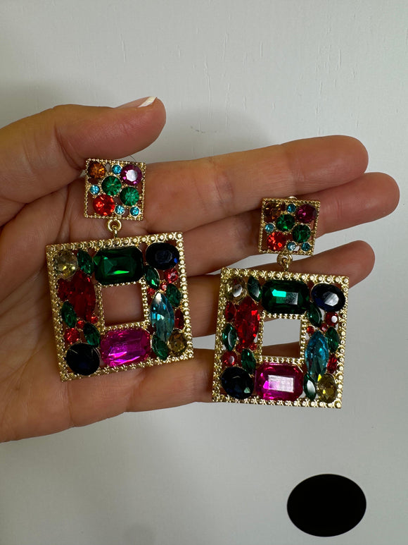 Pendientes cuadros cristales