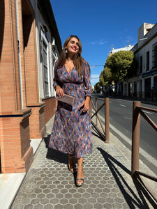 Vestido gasa floral