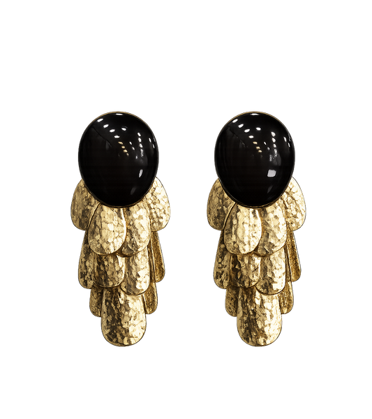 Pendientes Pétalos Dorados