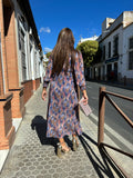 Vestido gasa floral