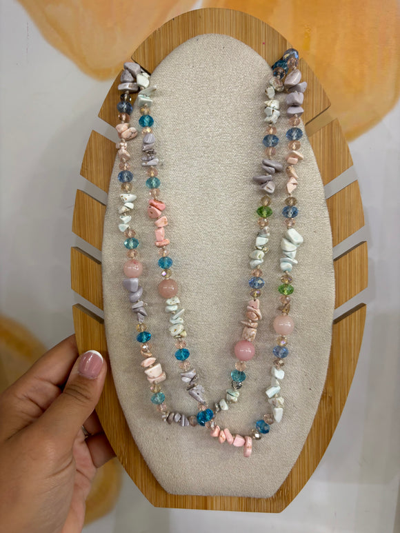 Collar piedras brillos