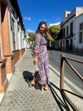 Vestido gasa floral