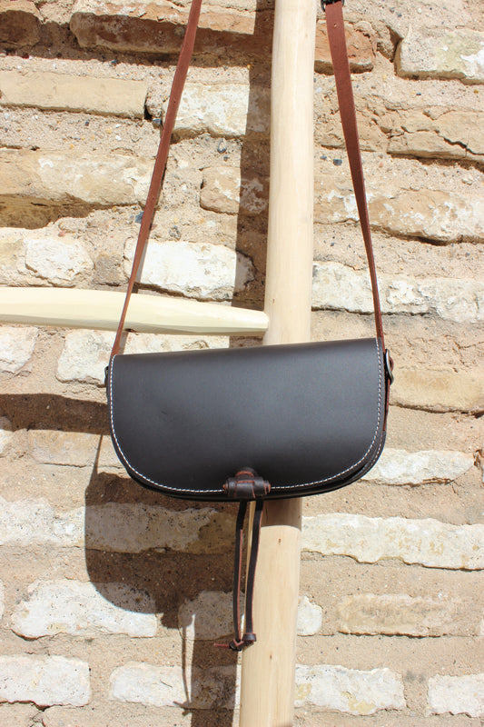 Bolso Bellota Liso Oscuro