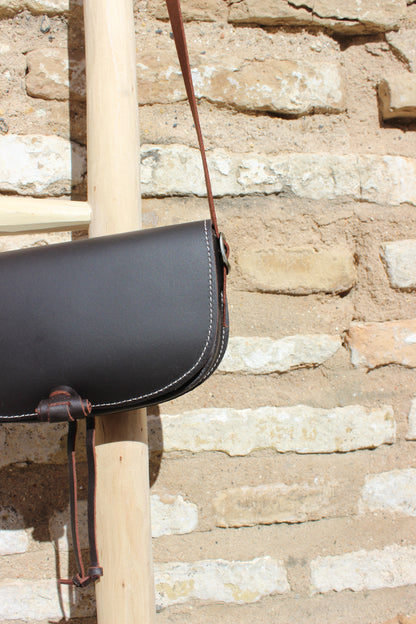 Bolso Bellota Liso Oscuro