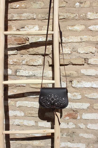 Bolso Bellota Picado Oscuro