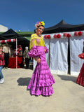 Traje flamenca Sevilla liso