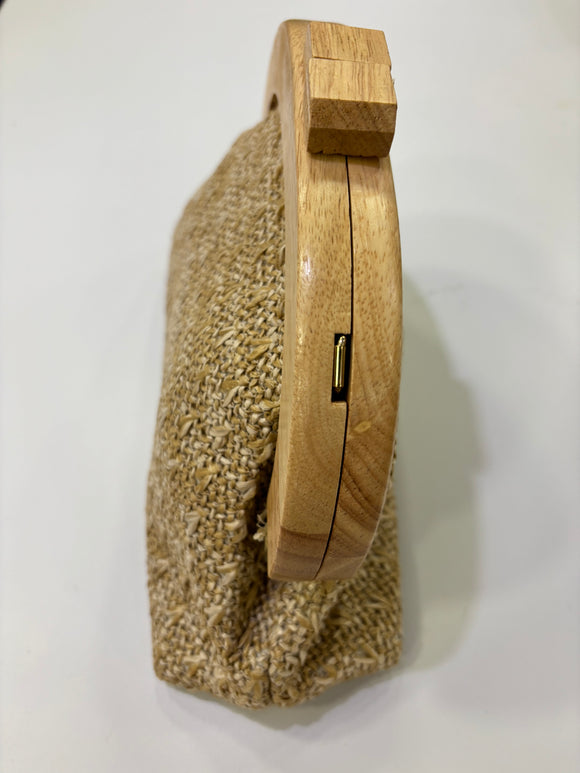 Bolso madera beige