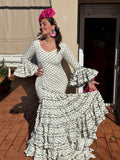 Traje flamenca Sevilla lunares